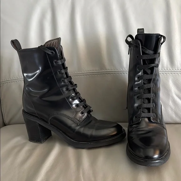AGL Black Leather Women’s Boots 37 - Picture 1 of 7